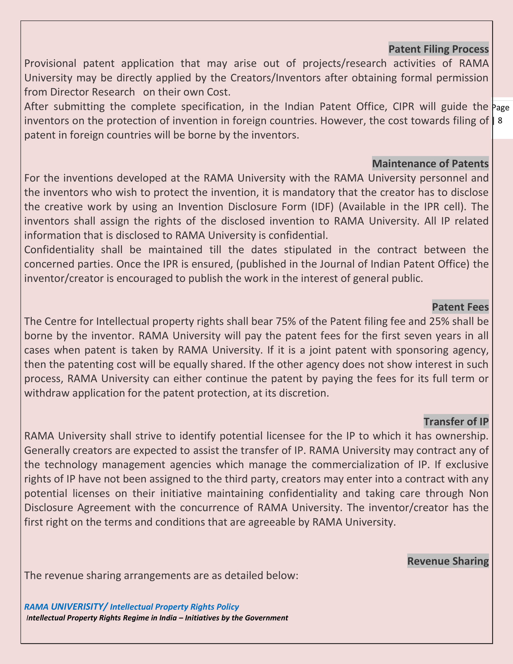 IPR Cell